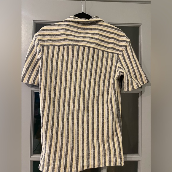 Zara Men’s textured striped shirt size small - Picture 3 of 7